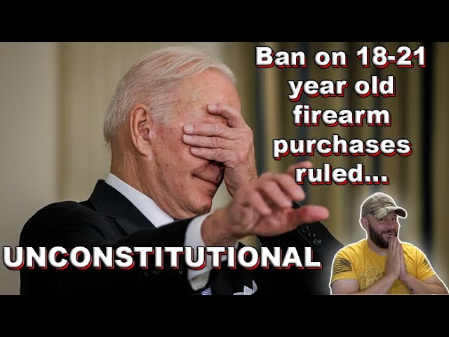 ALERT! California ban on gun sales for 18 - 21 year olds found UNCONSTITUTIONAL!!!
