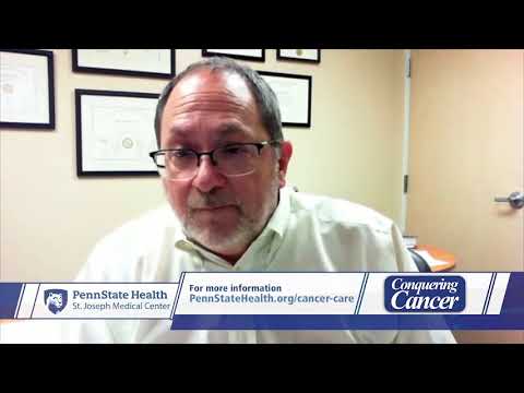 Types of cancer care at Penn State Health St. Joseph...