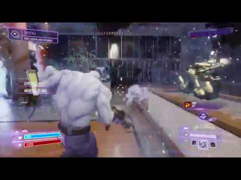 Agents of Mayhem - Skyfall: Shocktrooper Introduction Fight (Braddock, Yeti, Kingpin) Gameplay PS4P