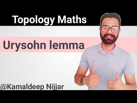 urysohnlemma | Topology | Urysohn lemma in hindi | topology msc maths | kamaldeep nijjar
