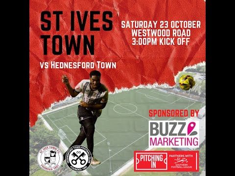 St Ives Town 2 Hednesford Town 4 - Southern League Premier Central - 23 October 2021