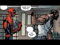 Spider Man Helps Wolverine Clean His Face
