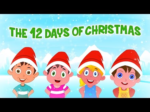 ❄♫ Twelve Days Of Christmas ♫ 🔔Famous Christmas Songs For Kids 🔔 Christmas Carols For Children ♫🔔❄