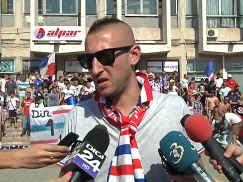 Știre Etv - Protest al suporterilor fotbalului gălățean | 27.07.2015