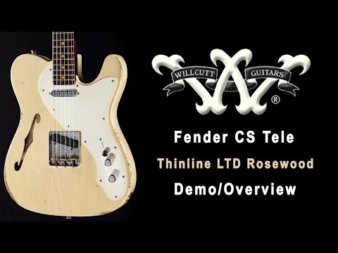 Fender Custom Shop '50s Limited Edition Telecaster Relic Thinline with Rosewood neck image 14