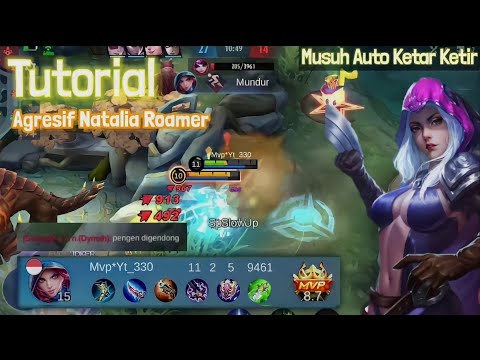 Tutorial Bermain Agresif Natalia Roamer Dan Build Tersakit Terbaru