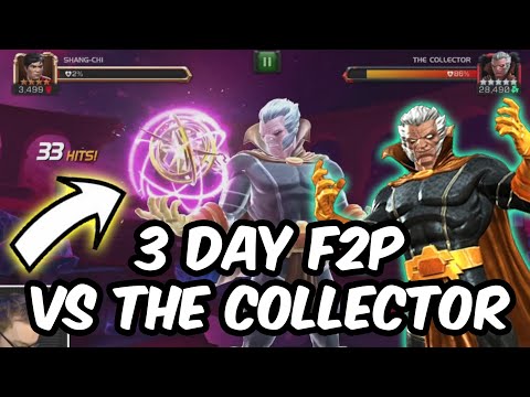 3 Day Free To Play Account VS Act 5 Collector Boss Fight - Uncollected - Marvel Contest of Champions