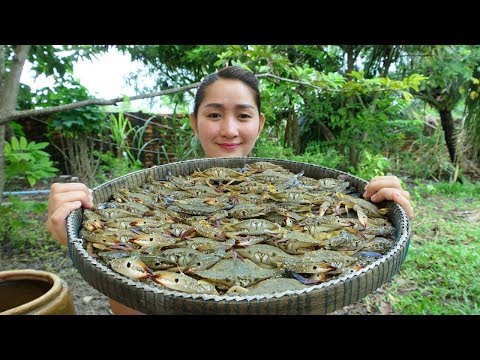 Yummy Blue Crab Crispy Frying Recipe - Blue Crab Crispy Cooking - Cooking With Sros Video