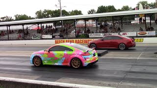 Audi TTRS vs Cadillac ATS-V Drag Race