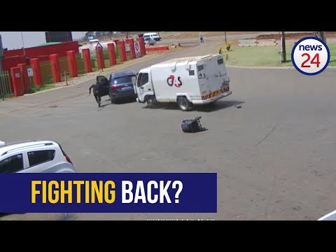 WATCH: Robbers 'rammed' with cash-in-transit vehicle