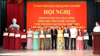 Hội nghị đánh giá kết quả hoạt động Khoa học công nghệ năm 2023; Cuộc thi sáng tạo Thanh, Thiếu niên và Nhi đồng thành phố lần thứ XIV (2022-2023); phương hướng, nhiệm vụ năm 2024.