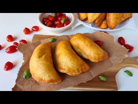 [No Oven] Pizza pockets: Calzones - Homemade Easy Deep fried Classic Italian hot pocket