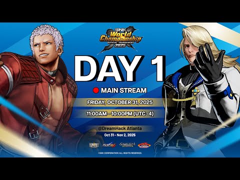 SNK World Championship 2025 - Day 1 - FATAL FURY: City of the Wolves, KOF XV & SAMURAI SHODOWN