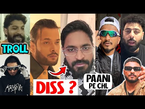 IKKA DISSED EMIWAY⁉️PAANI PE CHAL😭| NAEZY TROLL | KRSNA MERCH LAUNCH | BADSHAH & RAFTAAR