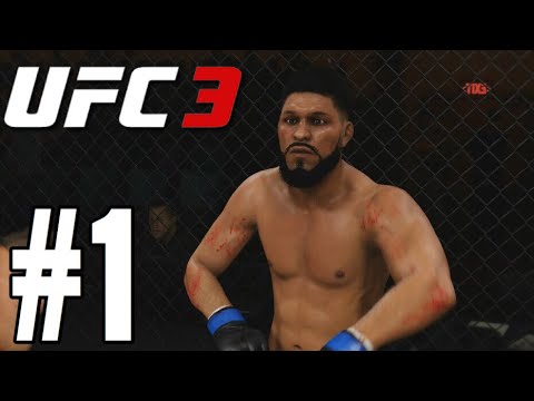 UFC 3 Career Mode Walkthrough Part 1 - THE SHOTGUN!