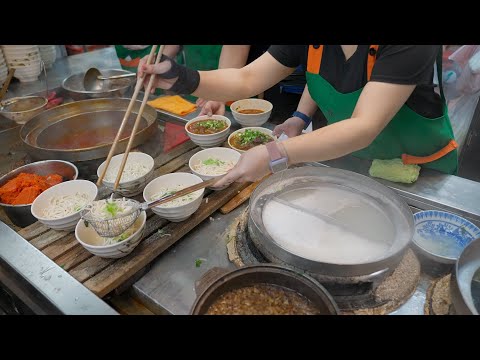 Spicy Beef Noodle Soup, Marinated Jellyfish, Salted Cucumber, Pickled Cabbage, Smoked Pork Scalp