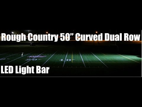 Rough Country's 50 Inch Cree Curved Dual light bar Review and Tutorials via SDTrucksprings.com