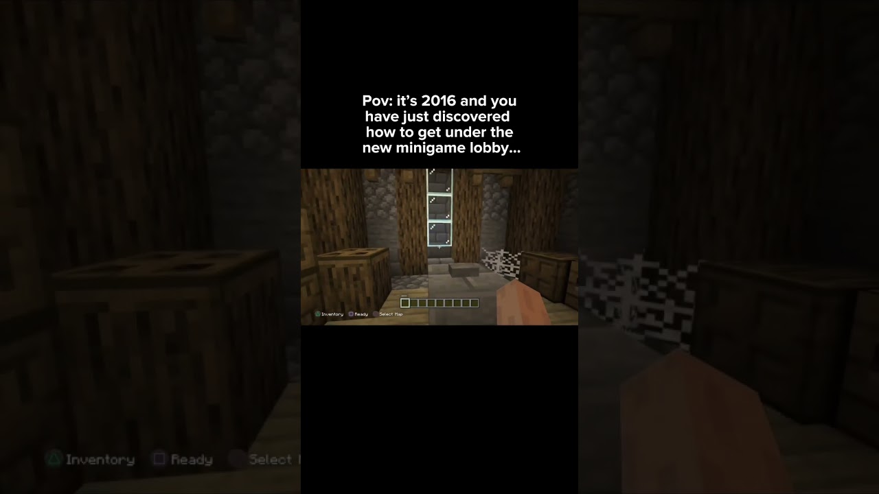 Who remembers going under the minigame lobby?