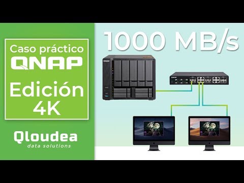 Sistema de almacenamiento para edición de vídeo 4K