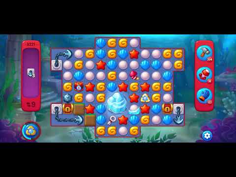 Fishdom Hard level 9221 no boosters フィッシュダム