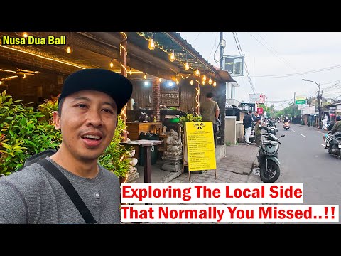 Exploring Local Area That Tourists Normally Missed..!! Nusa Dua Bali..!!