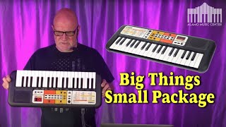Video thumbnail for Yamaha PSS-F30 Mini Keyboard review | Big Things do come in small packages! by Alamo Music Sound Lab