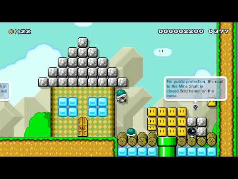 Koopa Tales 1 (Turn on comments) by Frotissimo - Miiverse - SUPER MARIO MAKER - NO COMMENTARY 1bh
