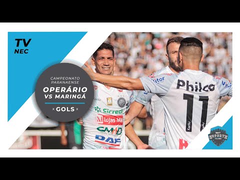 Gols de Operário 2 x 0 Maringá - TV NEC
