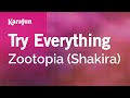 Try Everything - Zootopia (Shakira) | Karaoke Version | KaraFun