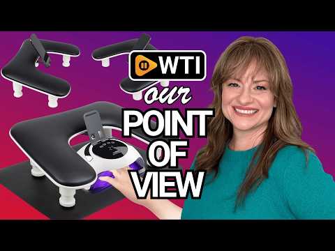 Arm Rest for Nails Tech with Nail Table Mat and Phone Holder - WTI product video review