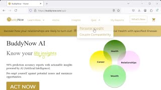 BuddyNow: Personal Insight - A Guide to Improve Your Overall Well-Being
