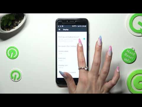 Choose Font Size - Manage Display Settings on WIKO U Pulse