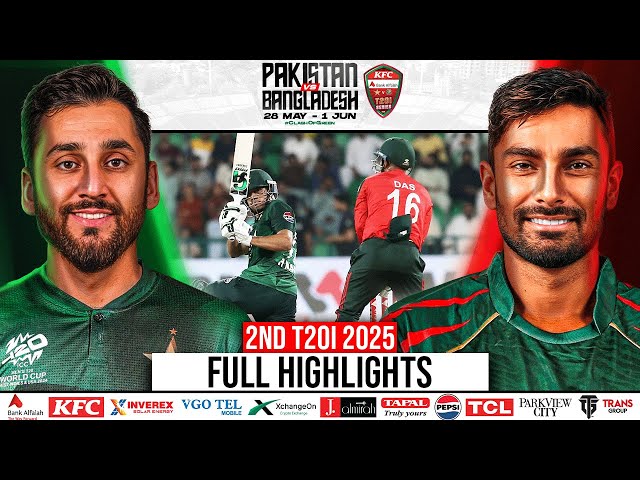 Full Highlights | Pakistan vs Bangladesh | 2nd T20I, 2025 | PCB | M2N1A