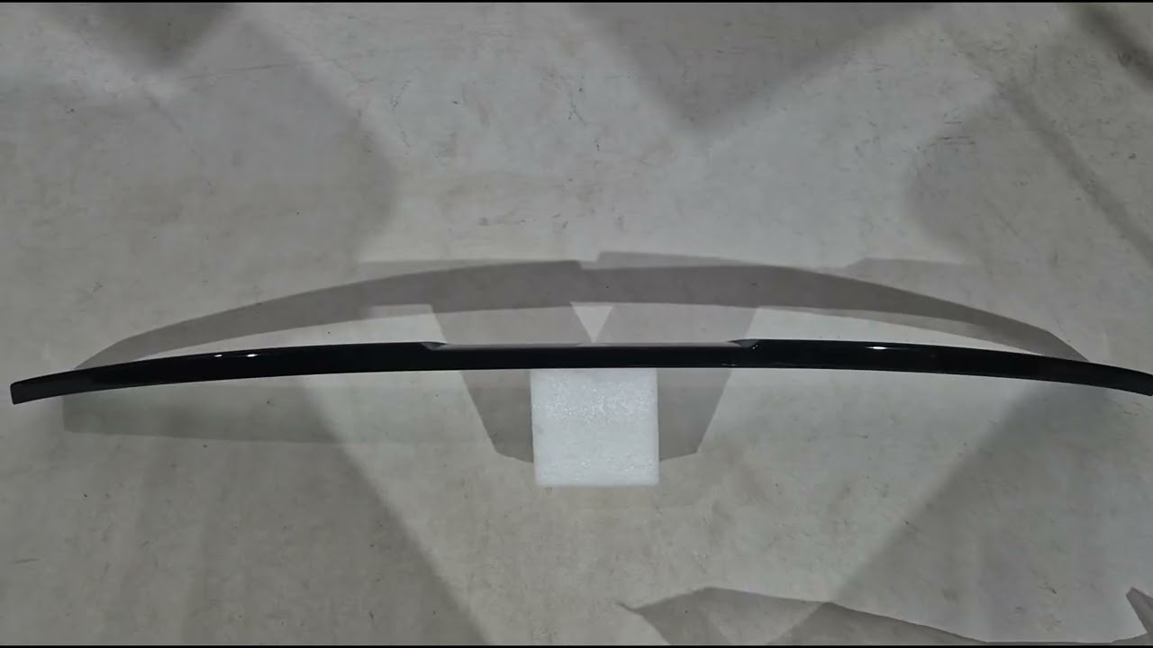 Задний Спойлер DPT V-2 (2019-2024, Черный Глянец) Video 1