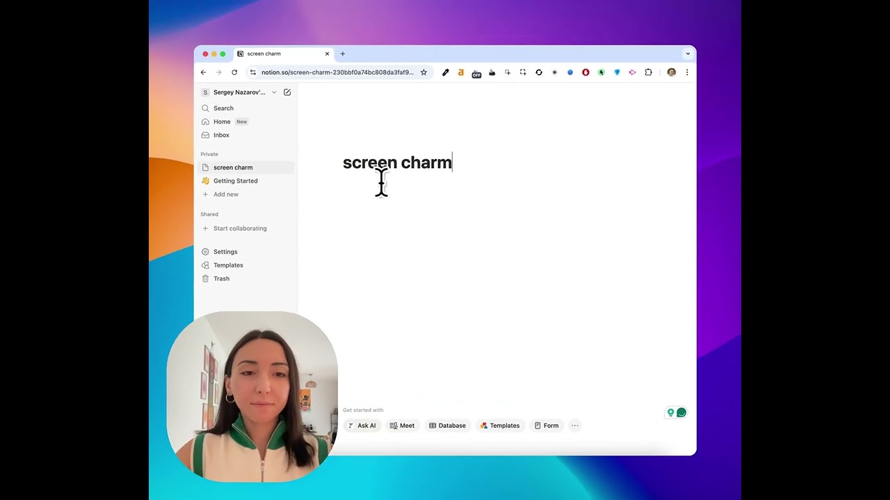 Screen Charm video preview