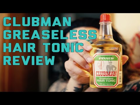 Clubman Greaseless Hair Tonic Review
