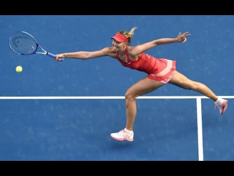 Australian Open 2015 4th Round Sharapova vs Shuai Peng Highlights