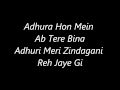 Atif Aslam S Doorie S Lyrics