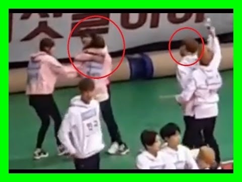 170116 BTS Jungkook and Lovelyz Yein legendary moment at isac