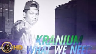 Kranium - What We Need [Lets Rock This Riddim] October 2015