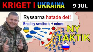 9 Jul: Ukrainska Bradleyenheter JAGAR OCH ELIMINERAR NEDBRUTNA RYSKA ENHETER GENOM DÖDLIGA MINFÄLT