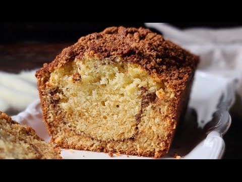 Easy So Tender Amish Cinnamon Pound Cake NO Kneading, just mix it up and bake it