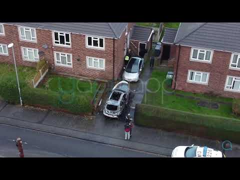 FIREFIGHTERS are dealing with a car blaze on a #Leeds estate