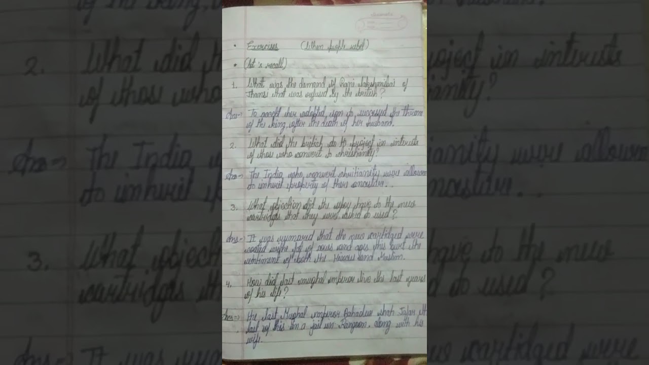 class 8 history chapter 5 when people rebel question answer