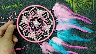 White Pearl car Hanging Dreamcatcher, it can be used for Home Decor, car Hanging & Wall Hanging