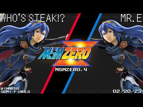 MSM:ZERO.4 - WHO'S STEAK!? (Lucina) Vs. Mr. E (Lucina) - SSBU - Winners Semis