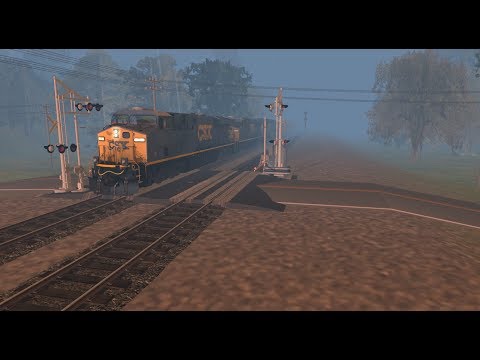 Trainz Railfanning Pt 184: CSX, Amtrak and the Stuttering Defect Tetector