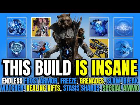This Stasis Build IS CRAZY! ENDLESS FROST ARMOR AND FREEZES!!! (Stasis Warlock Build) | Destiny 2
