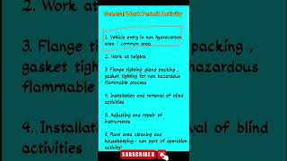 activity of General work permit #didiyouknow #petrochemicals