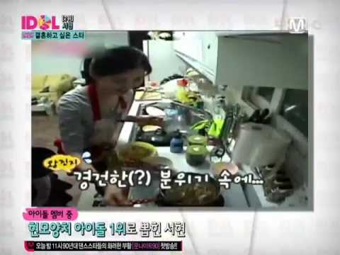 111012 M-Net Idol Chart Show SeoHyun cut-a star to marry with.